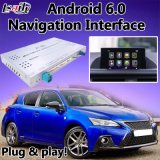 Android 6.0 Lexus CT200h Multimedia Video Interface, Car GPS Navigation