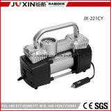 Juxin 12V Twin Cylinder Tire Inflator Pump Portable Air Compressor Car Inflatable Pump