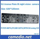 OEM HD Waterproof Color EU License Plate Frame Rear View Camera