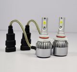 LED Headlight Bulbs, 9006 LED Headlamp Motorcycle Conversion Kits for Cars Automotive, 26W 4300K/6000K Cool White