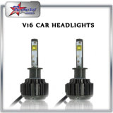 High Quality H7 Xhp70 LED Headlight for Car Motorcycle Single Beam H11 Headlight with Fan 880 9006