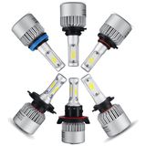 S2 LED Car Headlight H1 H4 H7 H8 H13 9005 9006 COB Auto LED Headlamp 12V-24V with 72W 8000lm All in One Automobiles Lamp 6500k LED Fog Lamp Xenon Bulbs Kit