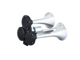 Spiral Silver Air Horn Pump Auto Horn Speaker
