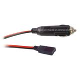 2-Pin Plug and 12-Volt Plug Fused Replacement CB Power Cord