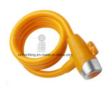 Best Price Bicycle Spiral Cable Lock with Keys (HLK-016)