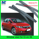 Auto Accesssories Window Roof Visors Sun Guard for Hodna Civic 06