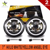 Wholesale Angel Light 50W 30W High Low 12V 24V 4X4 Silver Black Offroad Driving Light Round LED Headlight