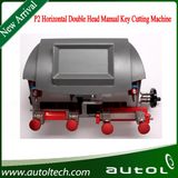 P2 Horizontal Double Head Manual Key Cutting Machine