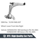 Auto Suspension Parts for Honda Civic Control Arm Wishbone Arm OE of 51350-Smg-E07