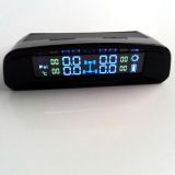 Solar Powered TPMS with 4 Internal Sensors, Diagnostic Alarm Function, Temperature Gauge (º C) , Bar Psi LCD Display