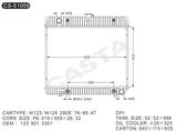 Top Brand Radiator for Benz W123/W126 280s' 76-85