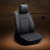 5-Seats Car Seat Cover Auto Front+Rear Cushion Set PU Leather +Pillow All Season