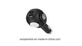 USB Car Charger 2 USB Port & 2 Socket Cigarette LED Light Adapter Mobile Charger