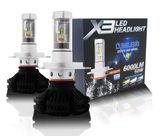 X3 LED Headlights Bulb H1 H3 H4 H7 H11 H13 9005 9006 Car LED Headlight