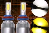 Dual Color 3000K 6000K H11 LED Bulb COB H11 LED Headlight
