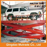 Scissor Double Cylinder Hydraulic Vertical Car Lift