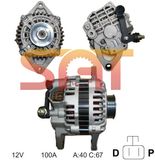 for Mitsubishi Alternator A3tb0991 Ja1598 22168
