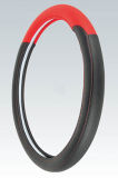 PVC with PU Steering Wheel Cover (BT7313)