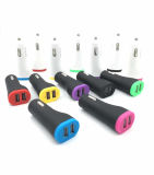 2 in 1 USB Car Charger for Mobile Phone