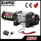 12V 2500lbs Mini Wire Rope Electric Winch for ATV/UTV