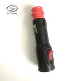 Red Head Car Cigarette Lighter Plug with LED Switch