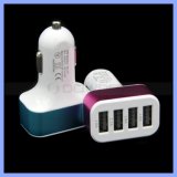 Universal 4 USB Port Output Car Charger Adapter for iPhone 6 6s Plus 5s iPad Samsung Smartphones