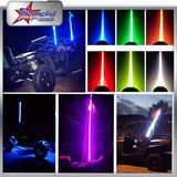 2017 Hot Selling 5/6 Feet Quick Release Fiber Optic LED Whips for ATV UTV Buggy Offroad Truck