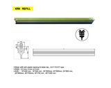 Wiper Refill with Plastic Backing & Metal Clip, Cut-to-Fit Type, Popular for Cars, Trucks and Bus