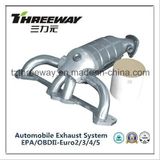 Car Exhaust System Three-Way Catalytic Converter #Exhaust Manifold-Ceramic 400cpsi