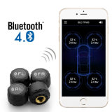 APP Blue Tooth TPMS Showing Pressure and Temperature Data on Mobile Phone