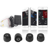 Best Car Android Phone Wireless Tire Pressure Monitoring System with 4 Sensors Car Alarm System Bluetooth TPMS