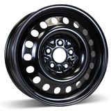 17X6.5 (5-120) Black Steel Snow Wheel