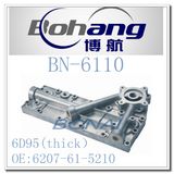 Bonai Engine Spare Part Komatsu 6D95 Thick Type Oil Cooler Cover (6207-61-5210)