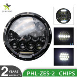 Waterproof High Low Beam Parking Light Angle Eyes Round 7 Inch LED Headlight for Jeep Truck Offroad Driving