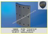 Premium Quality Brake Lining for Heavy Duty Truck (19800)