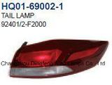 Tail Lamp for Hyundai Elantra 2017 (92401/2-F2000 92401/2-F2100 92403/4-F2000 F2100)