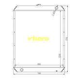 Heat Exchanger Cooler Auto Radiator for Technical Vehicle Sumitomo 330A1