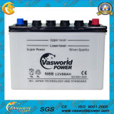 Car/Automobile Dry Charged Lead Acid Battery 12V 80ah (NX120-7)