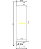 Auto Parts Cooling System Radiator for Technical Vehicle Komatsu 130-8