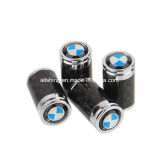 Pack of 4 Carbon Fiber Universal Wheel Tire Valve Stem Air Caps Covers Fit for BMW