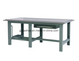 Heavy-Duty Stainless Steelworking Bench with Oil Collecting Gutter