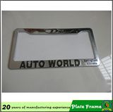 Stainless Steel Black License Plate Frame