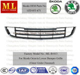 Auto Grille, Lower Front Bumper for Skoda Octavia Car From 2008-2ND Generation (OEM parts No.: 1ZD 853 671)