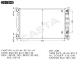 Automobile Aluminum Radiator for Audi A4/S4'00-at