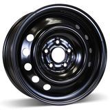 16X7 5-114.3 (5-4.5) Black Winter Wheel