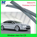 Sun Chrome Side Window Visor Vent Guards Rain for Citreon C5