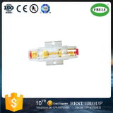 Auto Fuse for 4ga or 8ga Use 5AG Fuse Water Proof Clear Housing 24kt. Golg Plated