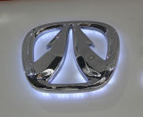 Custom Waterproof Wall Mounted Electroplating LED Car Logo
