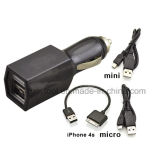 2 Smart Port Car Charger for Apple and Android Devices