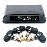 Solar Wireless Vehicle TPMS Tire Pressure Monitoring System + 4 Internal Sensors